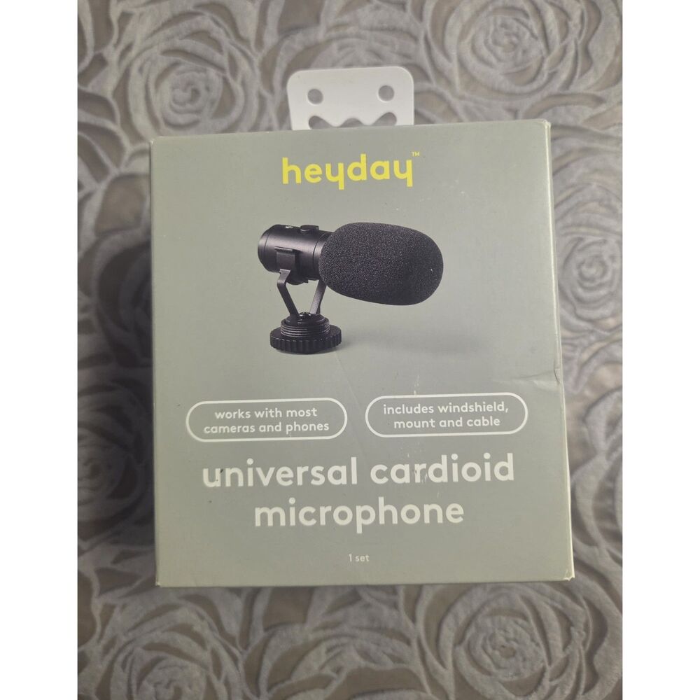 Cardioid Microphone, 3.5mm Jack, Omnidirectional